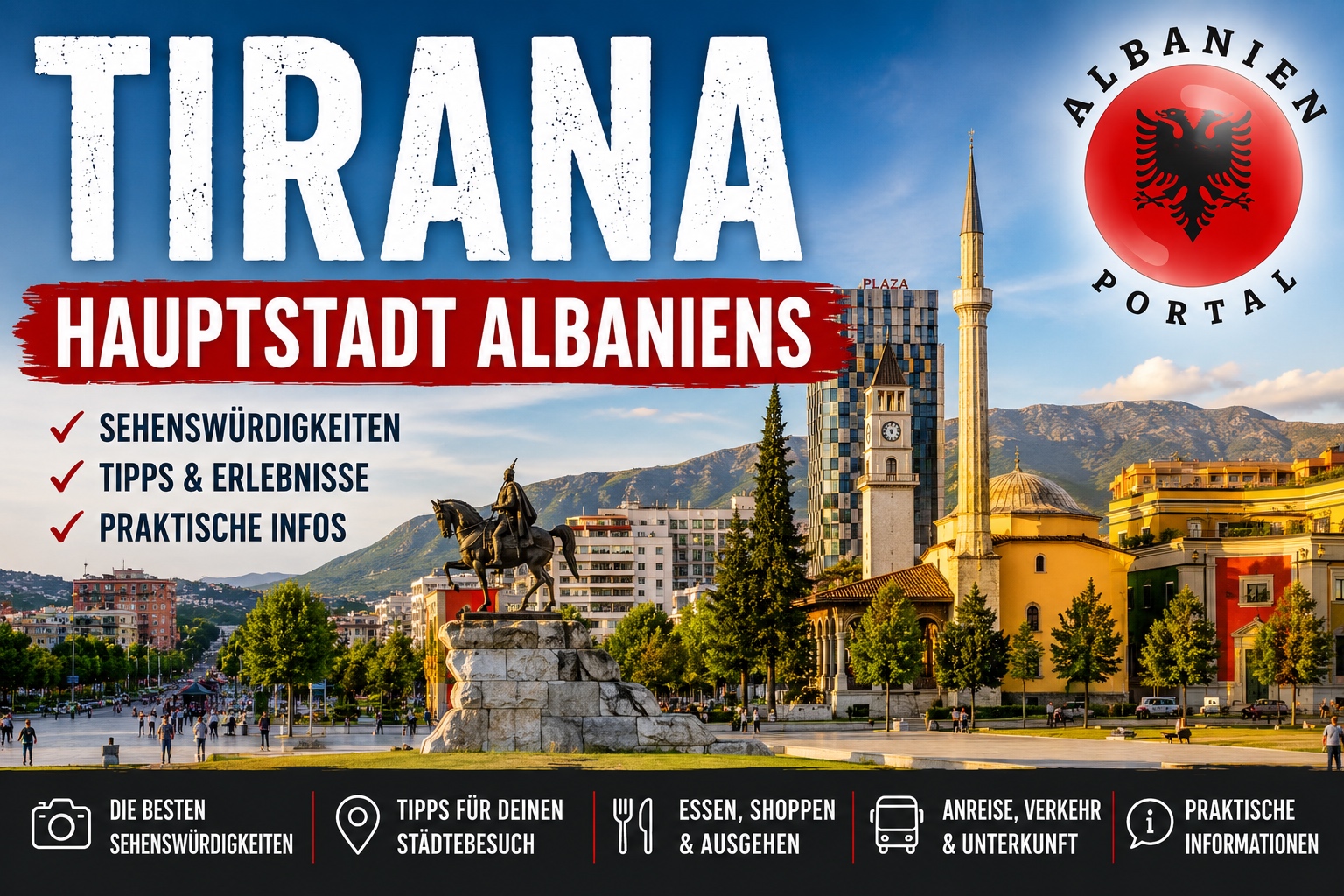 Tirana Albanien Titelbild